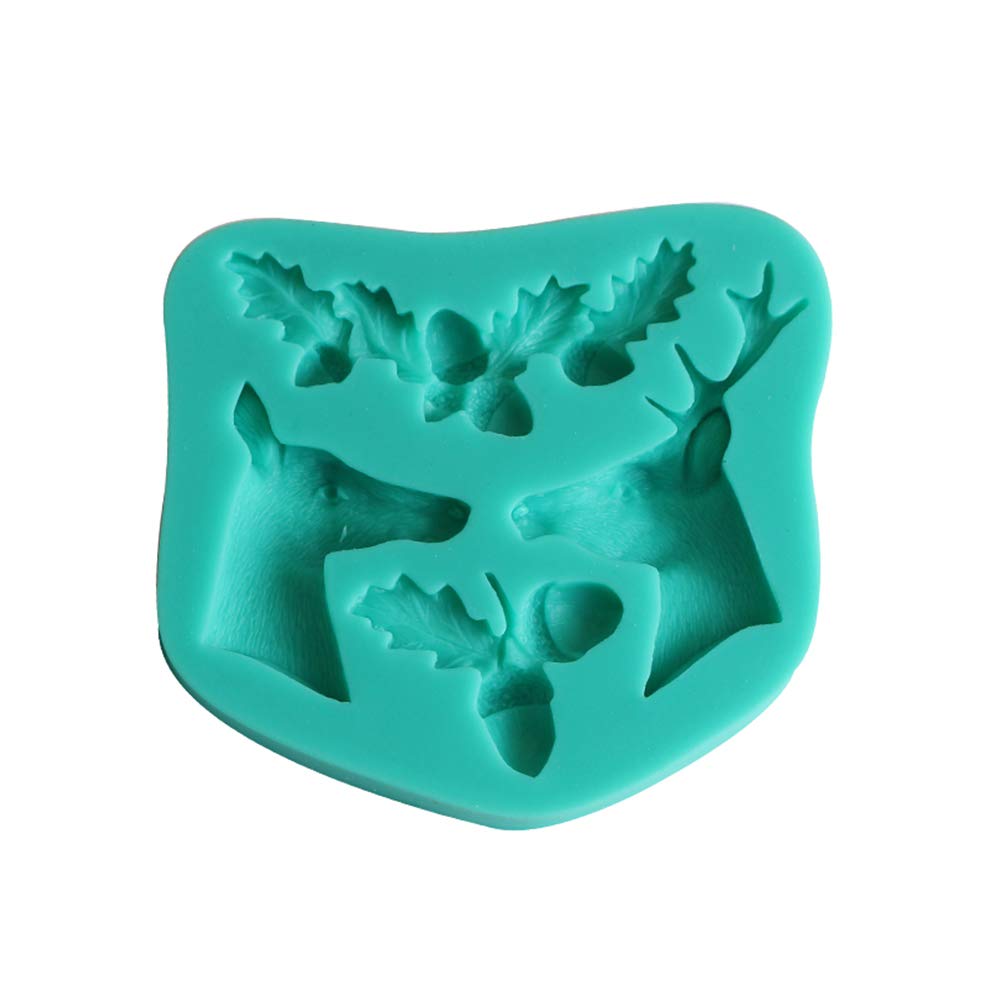 Christmas Chocolate Silicone Mold Set - Holiday Candy, Ice Cube & Fondant Molds for Baking, Cake Decorating, Soap Making - Pine Cone Design for Xmas Treats & DIY Crafts