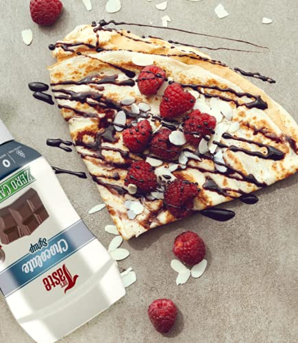 Mrs Taste Sugar Free Chocolate Syrup - Zero Calorie, Zero Sodium, Keto & Paleo Friendly, High Fiber Dessert Topping (11 oz) | Perfect for Ice Cream, Coffee, Baking & Healthy Snacks