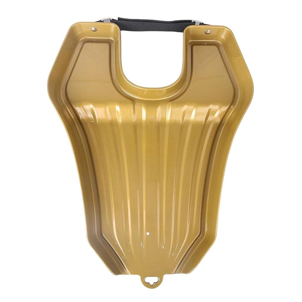 Colcolo Portable Shampoo Basin - Foldable Hair Washing Bowl for Salon & Home Use, Gold Hair Treatment Sink with Drain Hole - Perfect for Hair Coloring, Washing & Spa Treatments