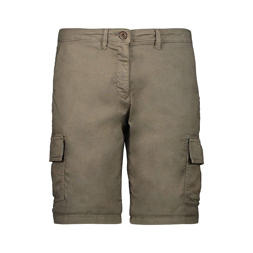 CMP Men's 98% Cotton Pocket Bermuda Shorts - Comfortable Casual Summer Shorts for Outdoor Activities, Beach, Travel & Lounge Wear