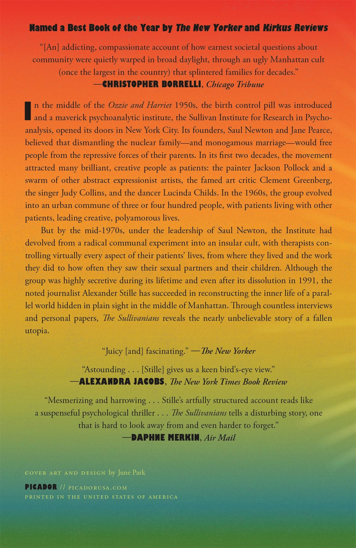 The Sullivanians: Sex, Psychotherapy, and the Wild Life of an American Commune - History Book on 20th Century Alternative Lifestyles for Sociology Enthusiasts