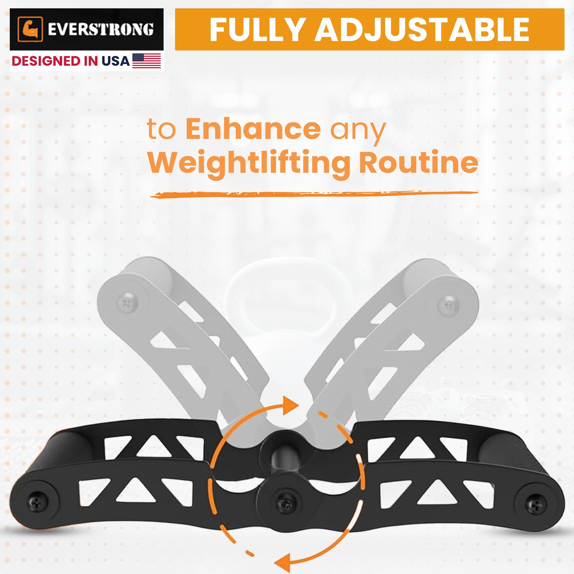 EVERSTRONG T Bar Row Attachment with V Bar Handle - 360° Swivel Landmine Attachment for Barbell - Full Body Workout Equipment for Home Gym - Deadlifts, Squats, Rows - Compact Design for Small Spaces - Perfect for Strength Training & Functional Fitness