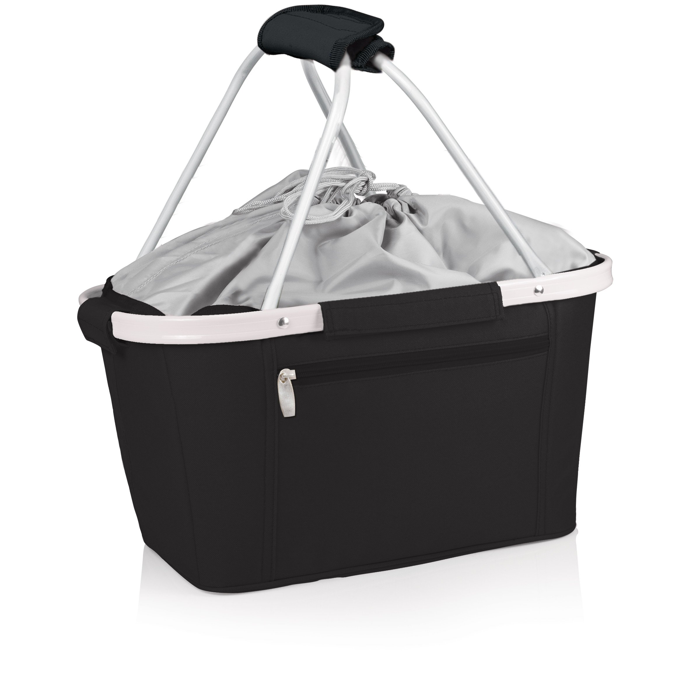 ONIVA - Metro Insulated Collapsible Shopping Basket Tote Cooler Bag by Picnic Time - Perfect for Groceries, Picnics, Beach Trips & Farmers Market Shopping
