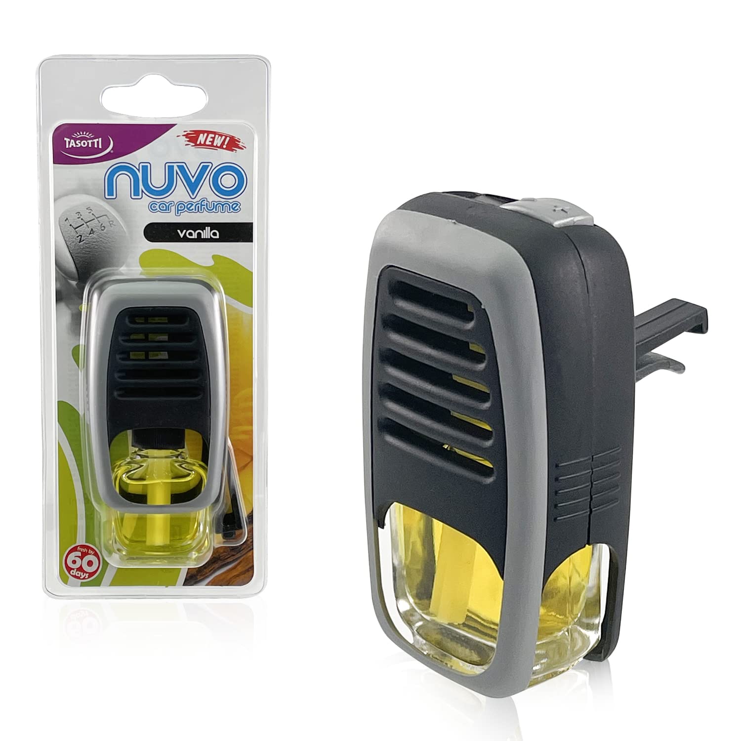 Premium Car Air Freshener & Odor Eliminator - Long Lasting Vanilla Scent | Nuvo Car Perfume Collection | Ideal for Cars, Trucks & SUVs to Keep Your Vehicle Smelling Fresh