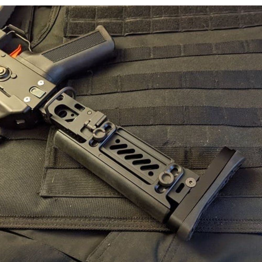 ZenitCo PT-1 Adjustable Rifle Stock - Lightweight & Durable for AK & AR Platforms - Perfect for Tactical Shooting & Hunting