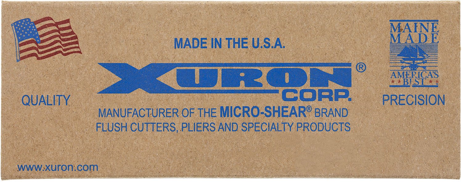 Xuron 8500LASF Bio-Shear Flush Cutter Left Handed - ESD Safe Grips with Lead Retainer for Electronics, Jewelry Making, and Model Building