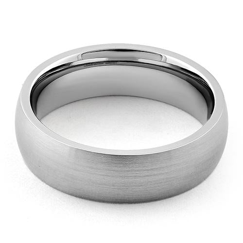 Premium Stainless Steel Satin Finish Wedding Band Ring for Men & Women - Durable, Hypoallergenic Jewelry for Weddings, Anniversaries & Everyday Wear