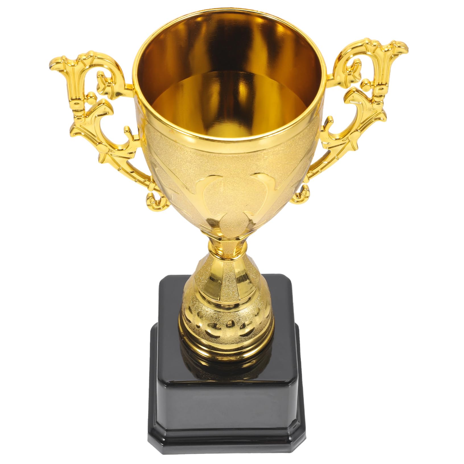 SWAYVES 2-Pack Plastic Winner Trophies for Kids - Mini Football Party Favors, Sports Awards & Achievement Prizes - Perfect for Birthday Parties, School Events & Soccer Tournaments