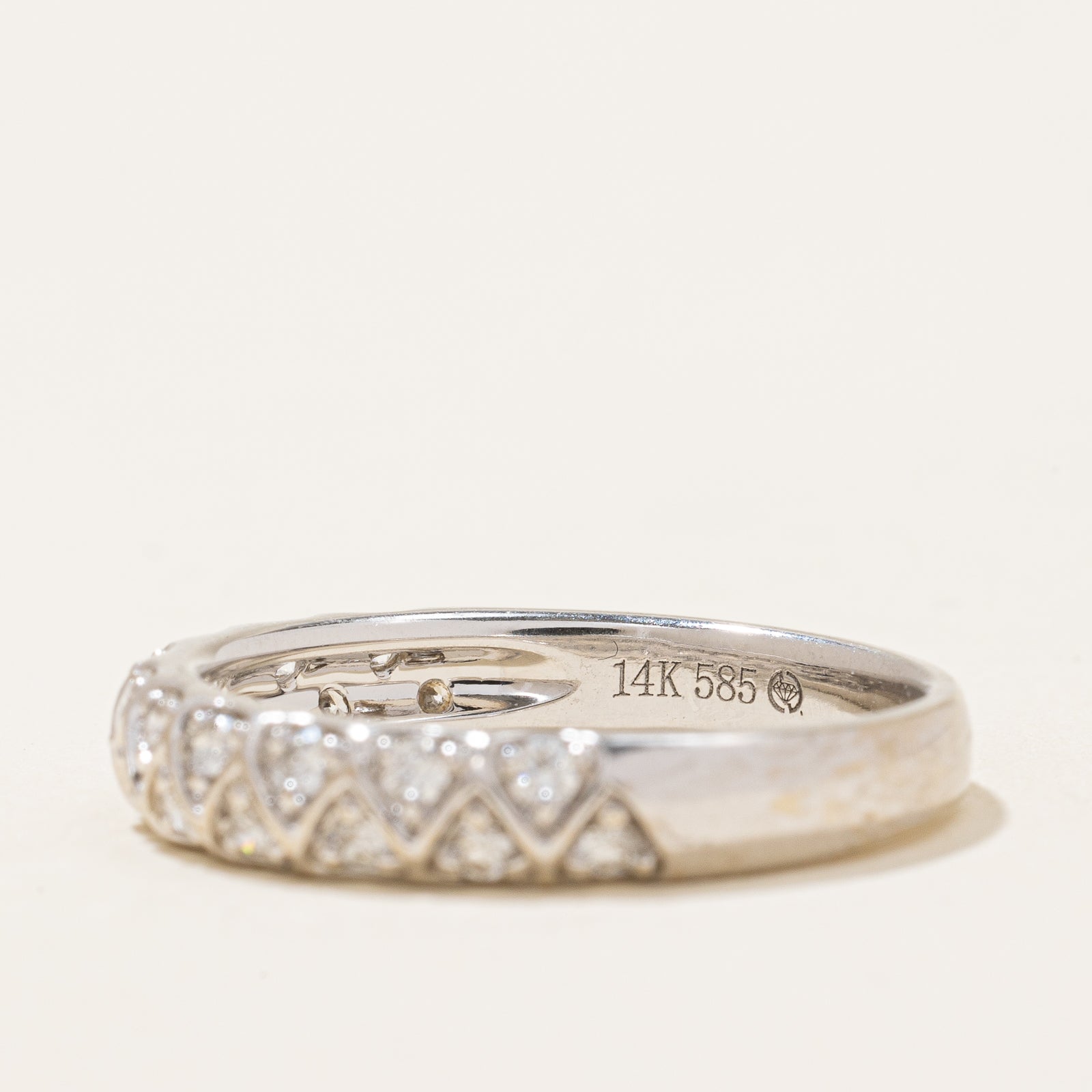 0.22ctw Diamond Wedding Band Ring for Women - Size 7 | Elegant & Timeless Jewelry for Engagement, Anniversary & Special Occasions