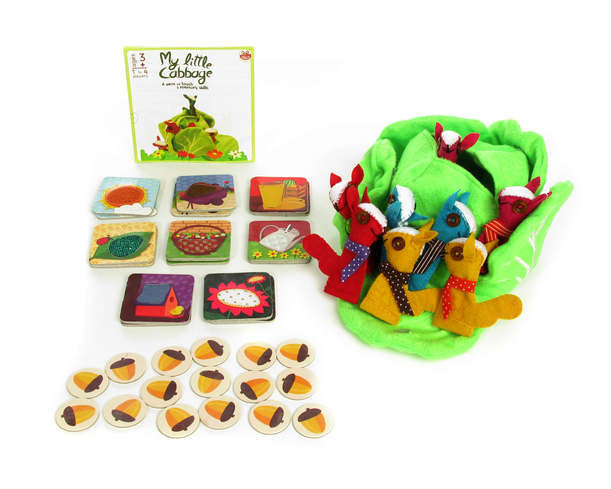 Chalk & Chuckles CCPPL038 My Little Cabbage - Fun Educational Board Game for Kids | Perfect for Family Game Nights & Preschool Learning Activities