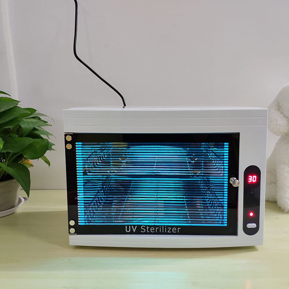 8L UV Sterilizing Cabinet for Nail Tools - Large Capacity Disinfection Machine with Timer for Manicure, Spa & Barber Equipment - Perfect for Salon, Home & Professional Use