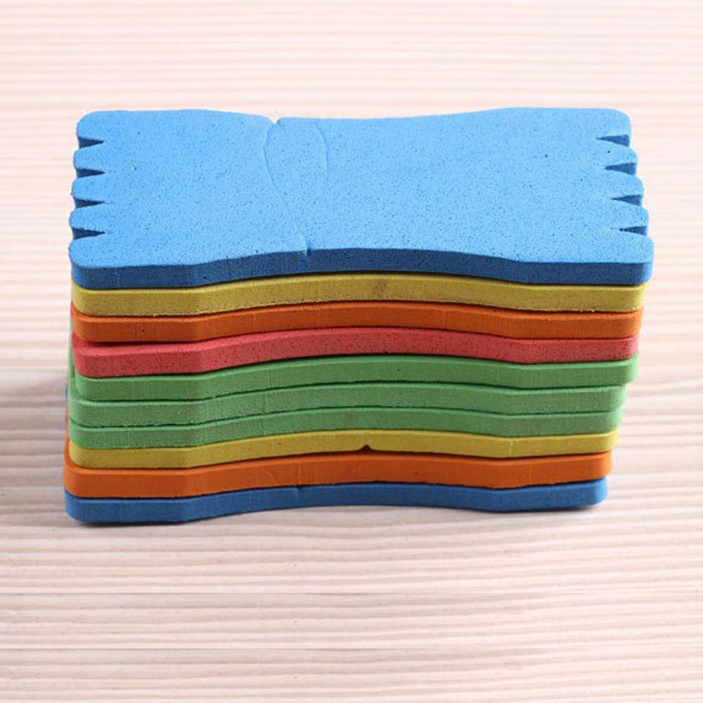 10Pcs Foam Fishing Line Holders with Snelled Hook Keepers - Durable Leader Organizer Storage Accessories for Freshwater & Saltwater Fishing - Perfect for Tackle Box Organization & Boat Fishing Gear Storage