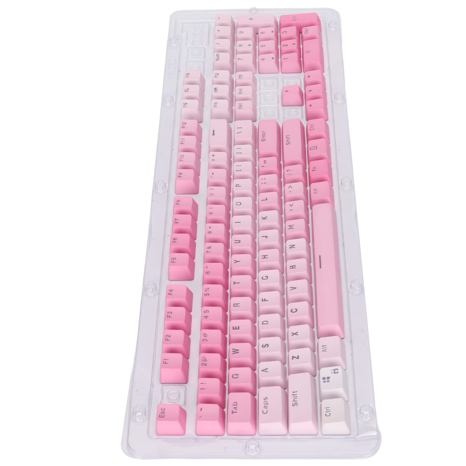 Premium Matte Keycaps for Mechanical Keyboards - Durable Dye-Sublimated PBT Keycaps for 61/87/104 Keys (Cherry MX Compatible) - Perfect for Gaming, Typing & Office Work