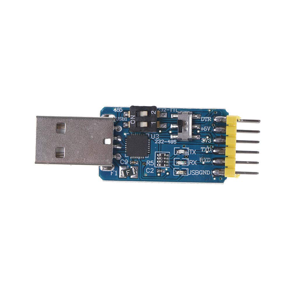 CP2102 USB to TTL RS232 & RS485 6-in-1 Converter Module - Serial Communication Adapter for Arduino, Raspberry Pi, Industrial Automation & DIY Electronics Projects
