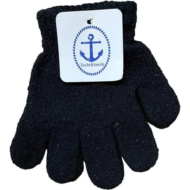 Yacht & Smith Wholesale Winter Beanie and Glove Set - Bulk Pack for Kids & Adults - Warm Knit Hats & Gloves Combo for Cold Weather - Perfect for Schools, Homeless Shelters & Donation Drives