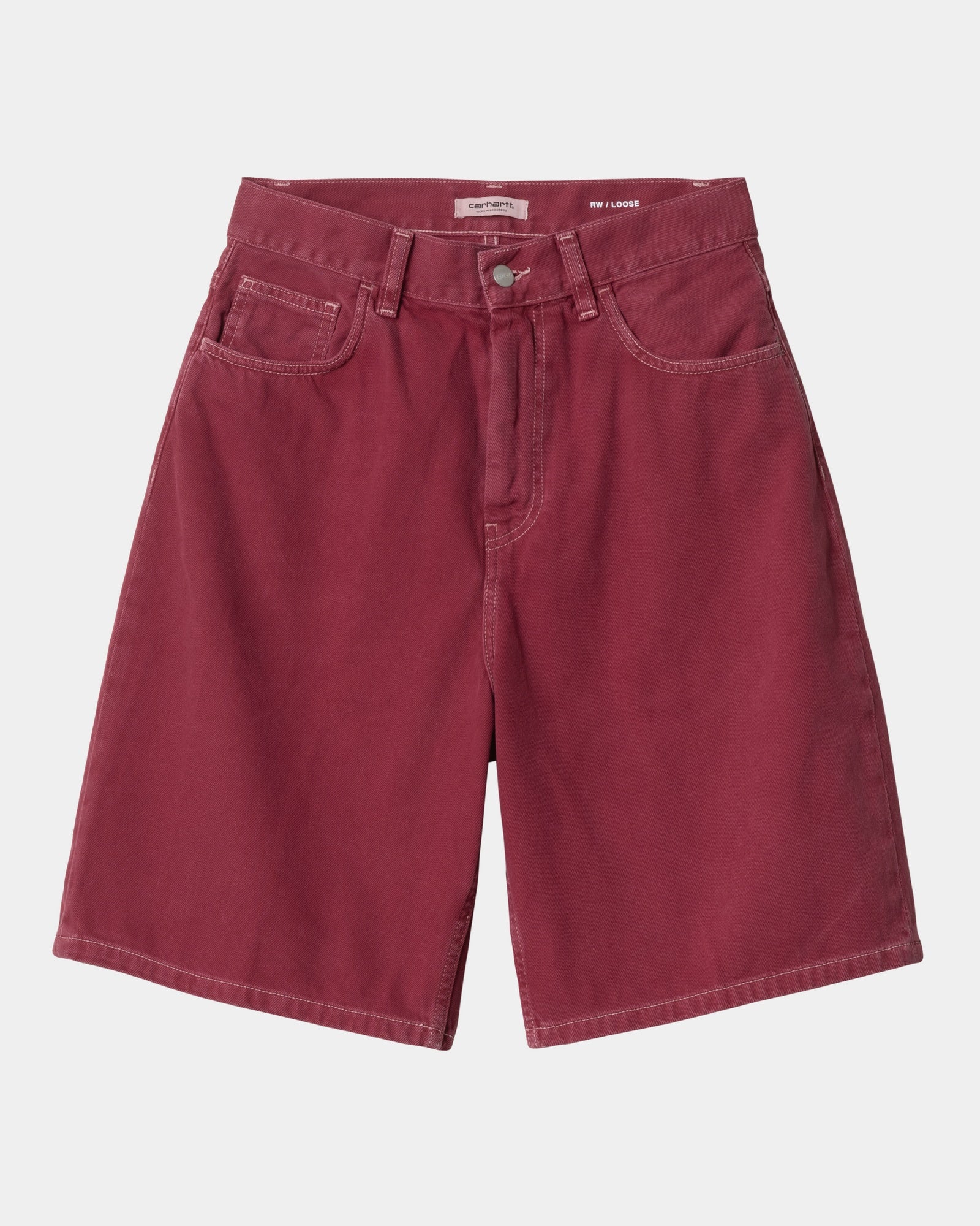 Women's Brandon Twill Shorts in Mulberry Stone-Dyed Fabric | Casual Summer Outfits & Beach Wear