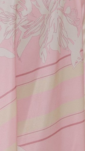 Kaethe Maxi Dress for Women - Flowy Pink & White Summer Long Dress | Perfect for Beach, Vacation & Casual Outings