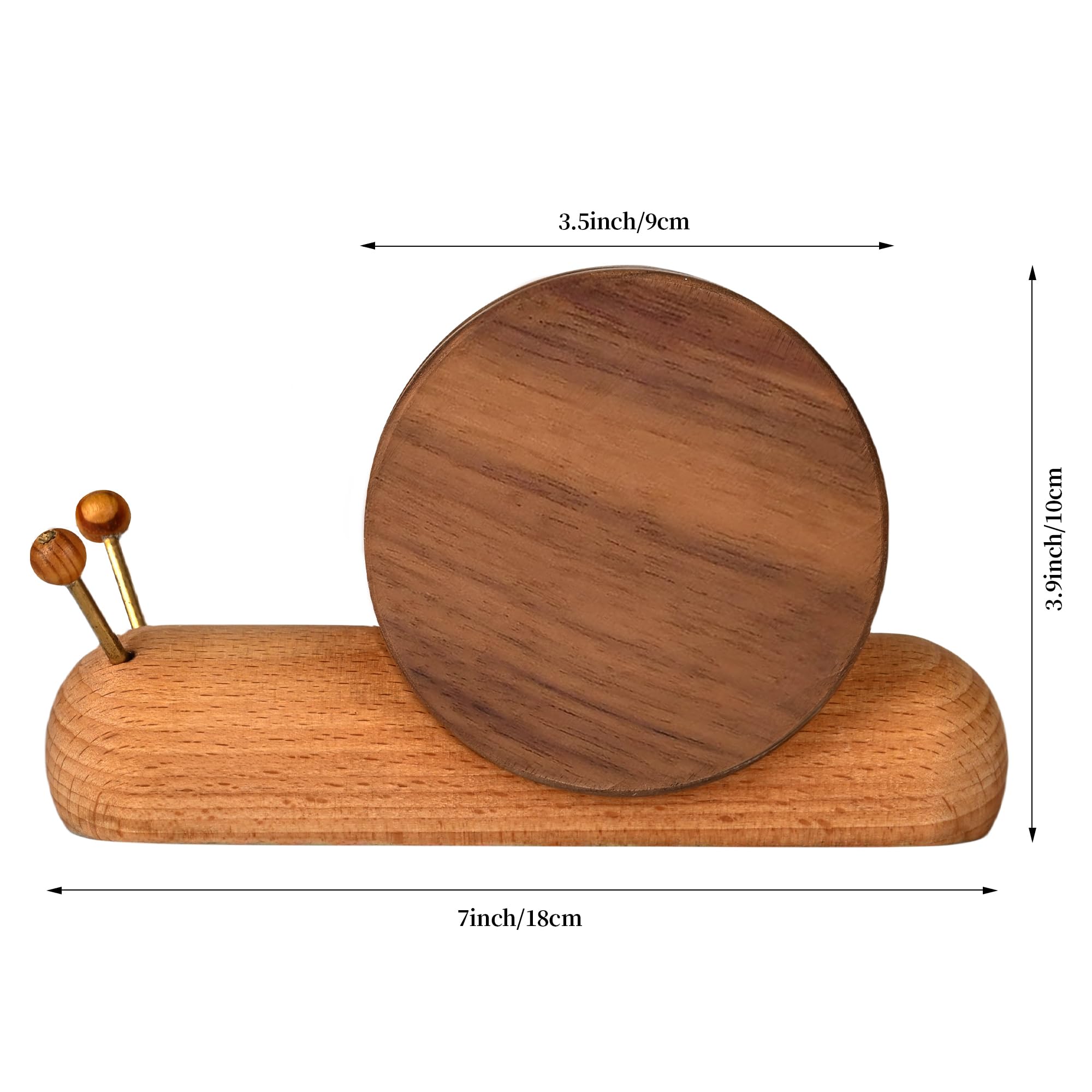 Funny Wooden Drink Coasters Set of 4 - Cute Unique Housewarming Gifts for Mom, New Home Decor, Table Decor, Weird Stuff Gifts (3.5x3.5 Inches) - Perfect for Coffee Tables, Bar Countertops & Party Entertaining