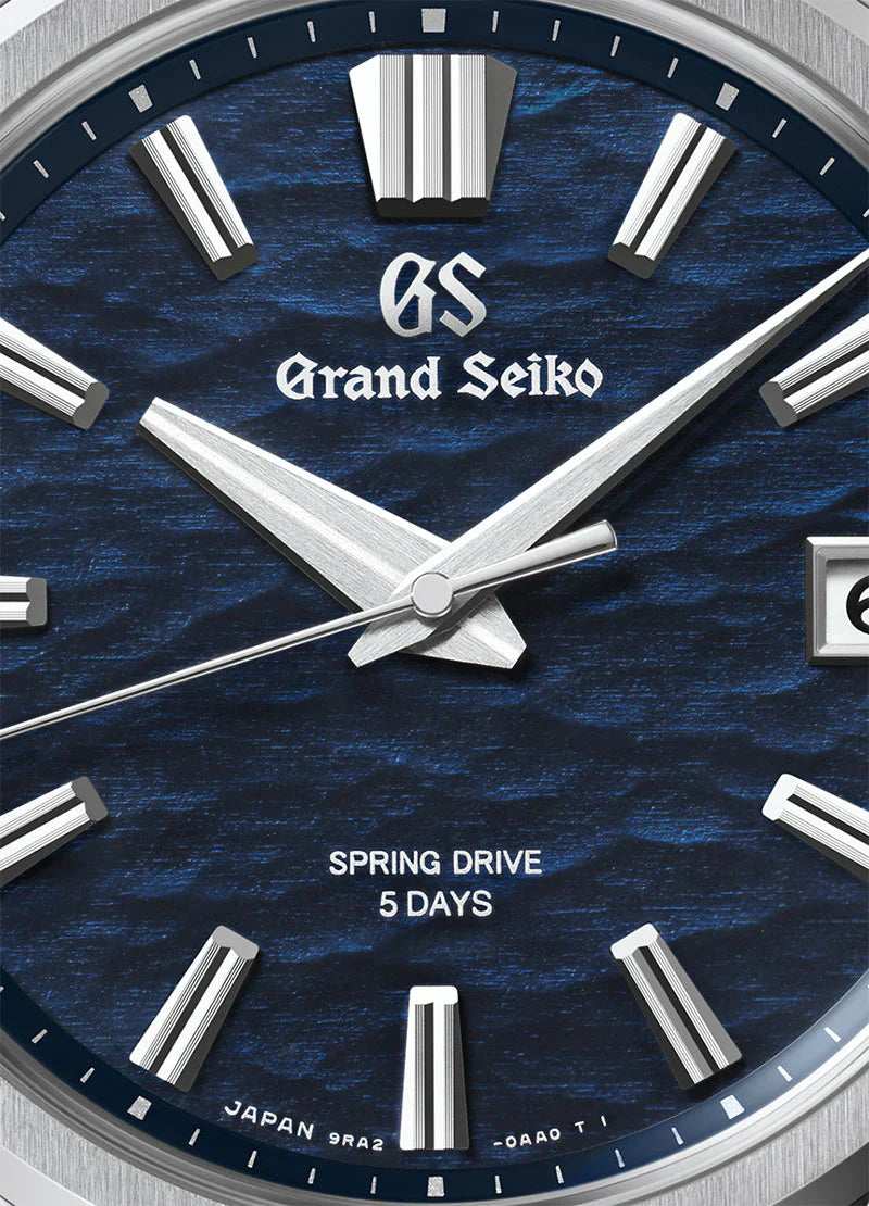 Seiko Prospex SLGA021 Lake Suwa Before Dawn Evolution 9 Spring Drive 40mm Blue Dial Men's Watch - 5-Day Power Reserve, Stainless Steel Bracelet - Perfect for Diving, Business & Formal Occasions