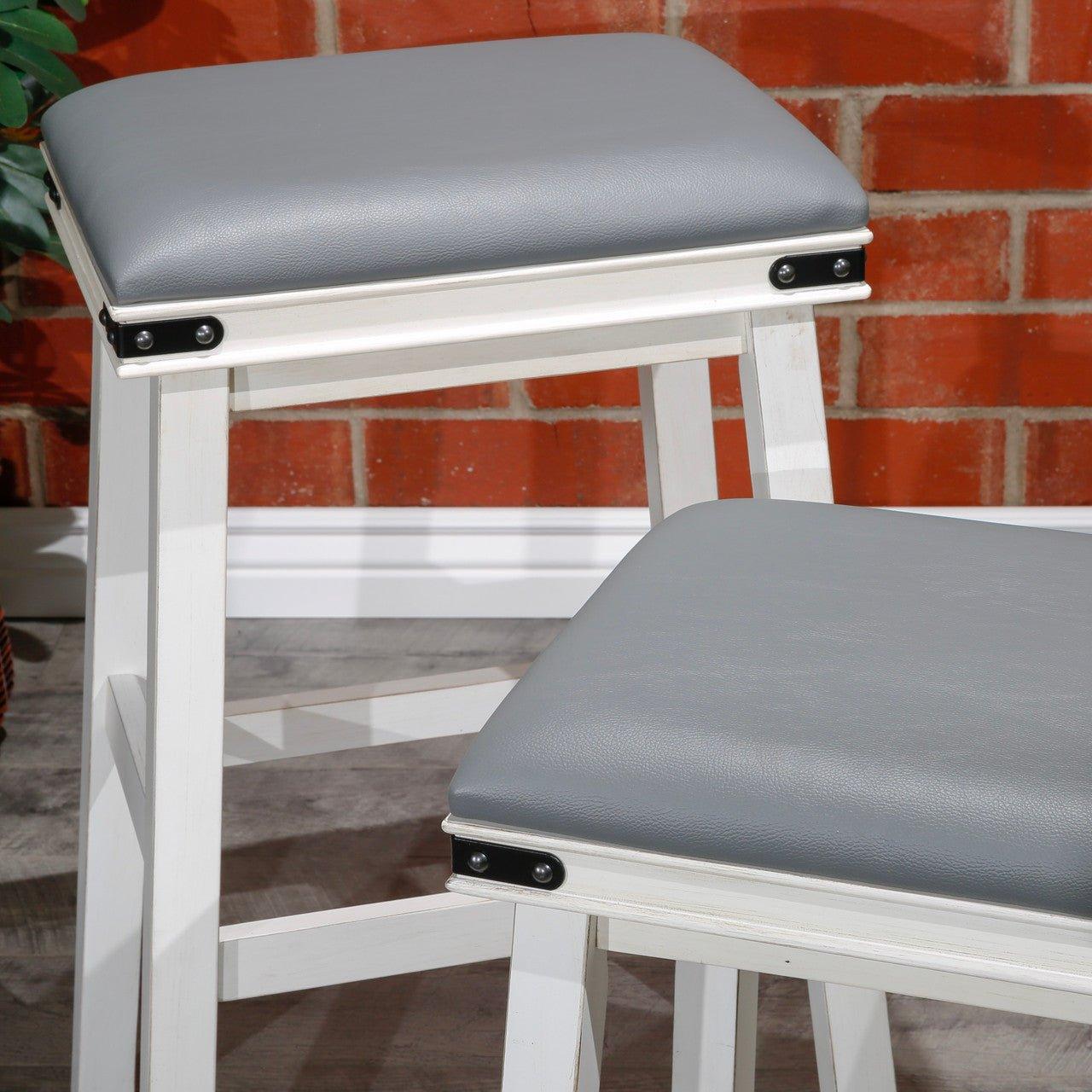 Premium Cortez Bonded Leather Stool - 24