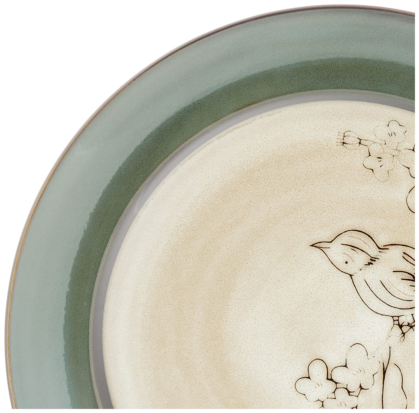 Song Bird Dinnerware Set - 16 Piece Porcelain Dinner Plates, Bowls, Cups & Saucers - Elegant Floral Design for Dining, Parties & Home Decor