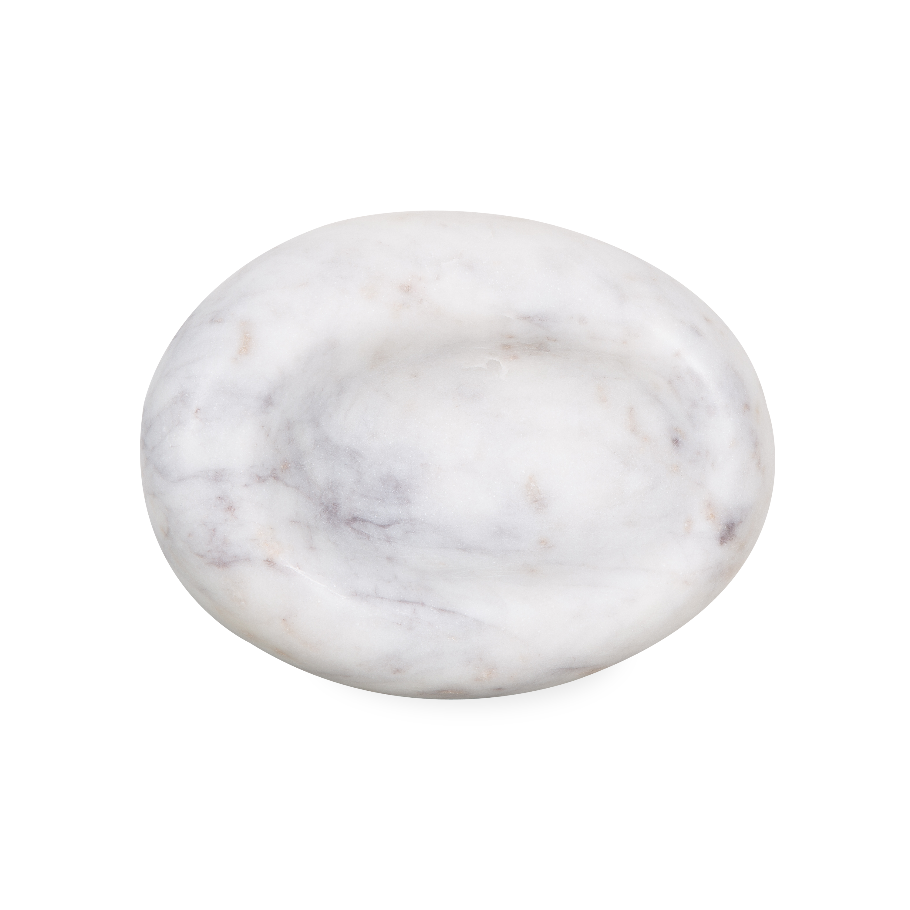Lagoon Marble Bowl - Handcrafted Stone Fruit Serving Bowl for Kitchen & Dining Room Decor | Perfect for Fruit Display, Salad Serving, and Home Centerpiece