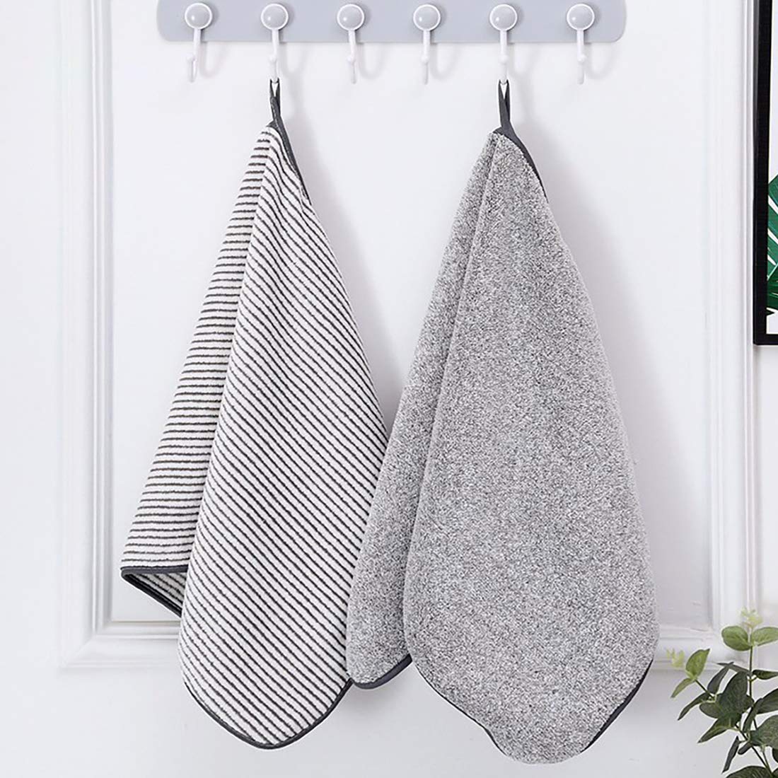Premium Oversized Bath Towels 55x29 Inches - Soft 100% Cotton Bath Towel Set of 2 White - Perfect for Spa, Gym, Home, Hotel & Travel - Ultra Absorbent Quick Dry Towels for Bathroom, Beach & Yoga