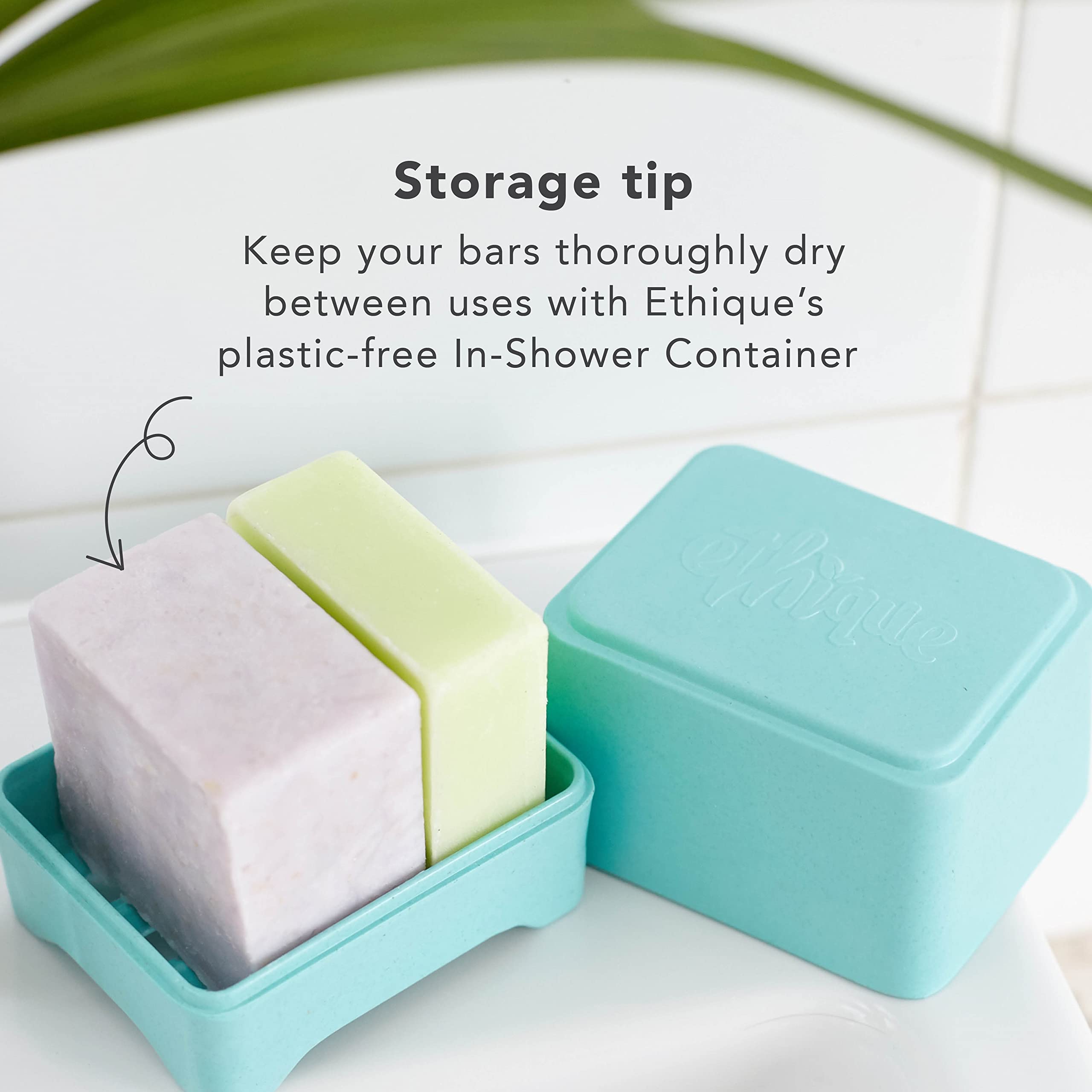 Ethique Eco-Friendly Pink In-Shower Container for Shampoo & Conditioner Bars - Plastic-Free Storage for Solid Hair Care Products (Pack of 1) | Perfect for Bathroom Organization & Sustainable Showering