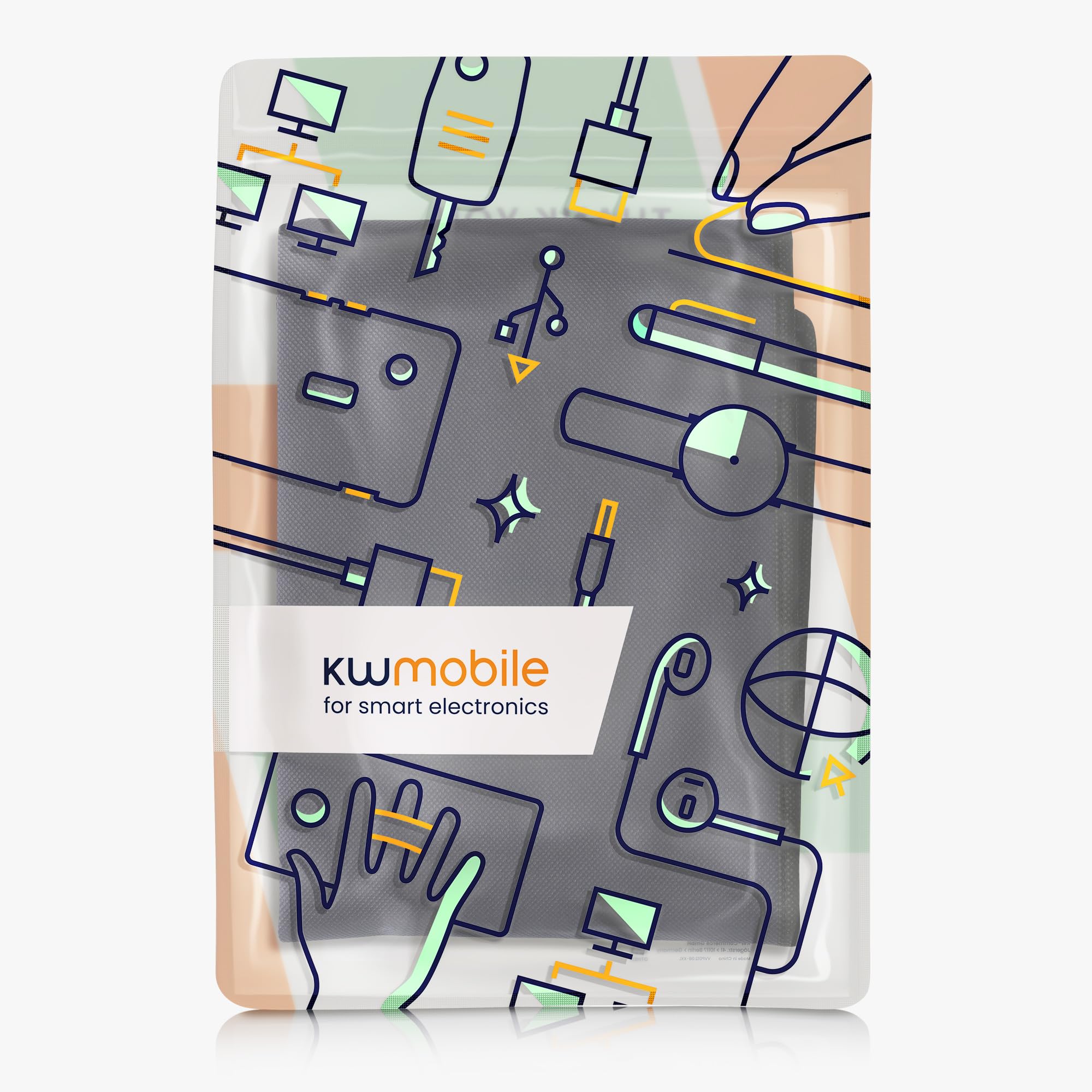 kwmobile 31-32 Inch Monitor Cover - Dustproof Computer Screen Protector in Dark Blue | Perfect for Office, Home & Gaming Setup Protection