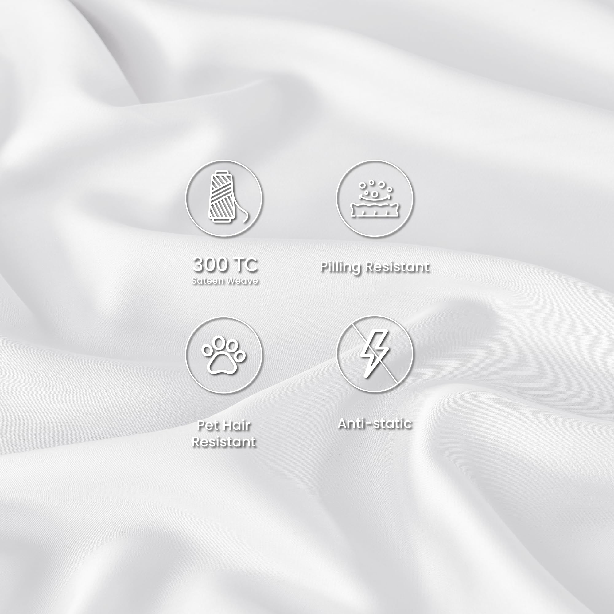 GOKOTTA 16 Inch Deep Pocket Bamboo Rayon Fitted Sheet - Super Soft & Cooling Queen Size Bottom Sheet with 4 Elastic Corner Straps (Bright White) | Perfect for Hot Sleepers & Luxury Bedding Sets