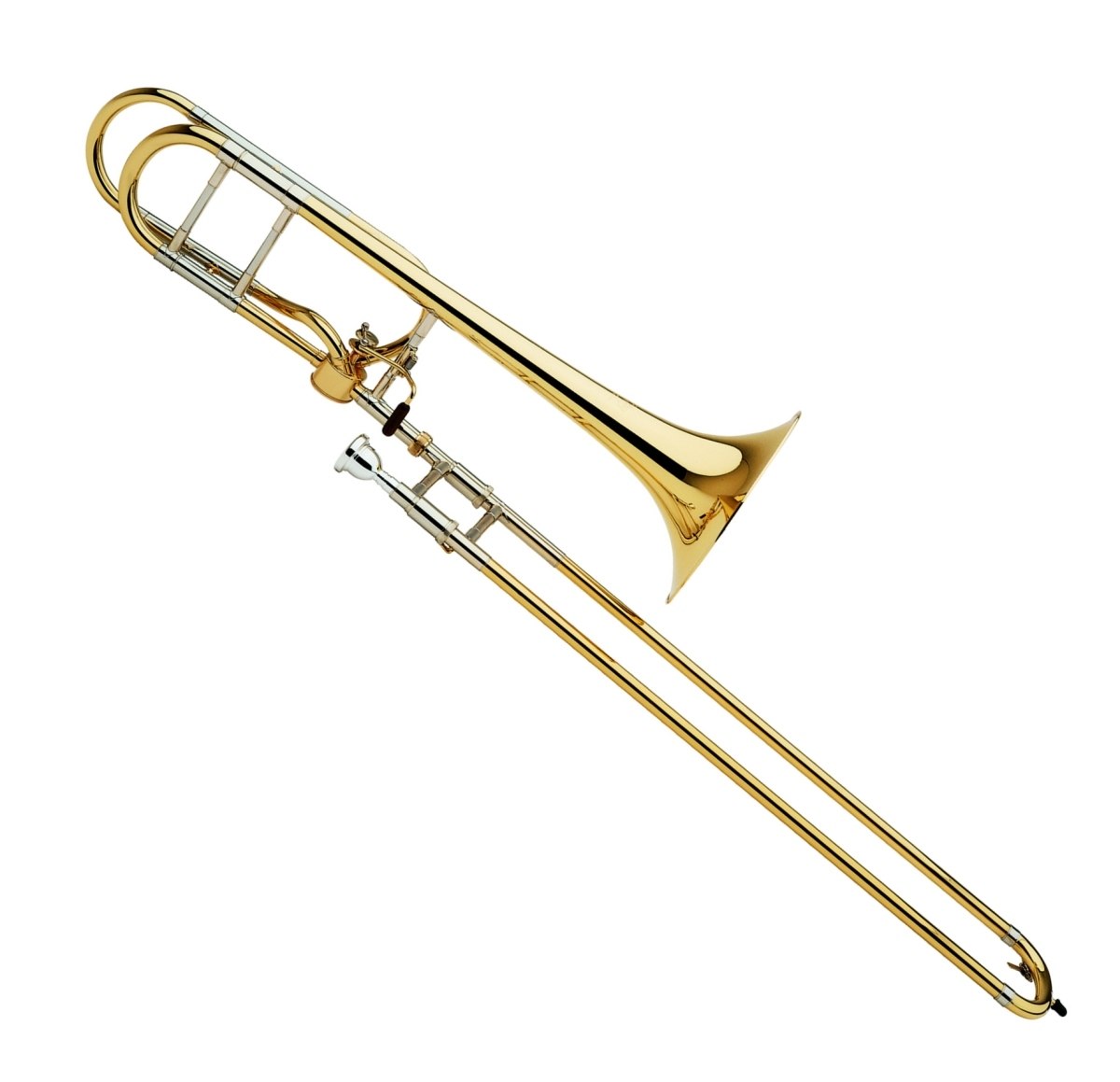 Antigua Winds TB3350LQ Intermediate F Rotor Trombone - Professional Brass Instrument for School Bands & Orchestras, Perfect for Students & Musicians