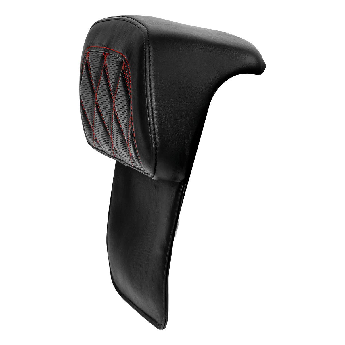 TCT-MOTORPARTS Chopped Razor Tour Pack Backrest Pad - Compatible with Harley Touring Models Road King, Road Glide, Street Glide, Electra Glide, Ultra-Classic (2014-2023) | Ergonomic Support for Long Rides & Comfortable Highway Cruising