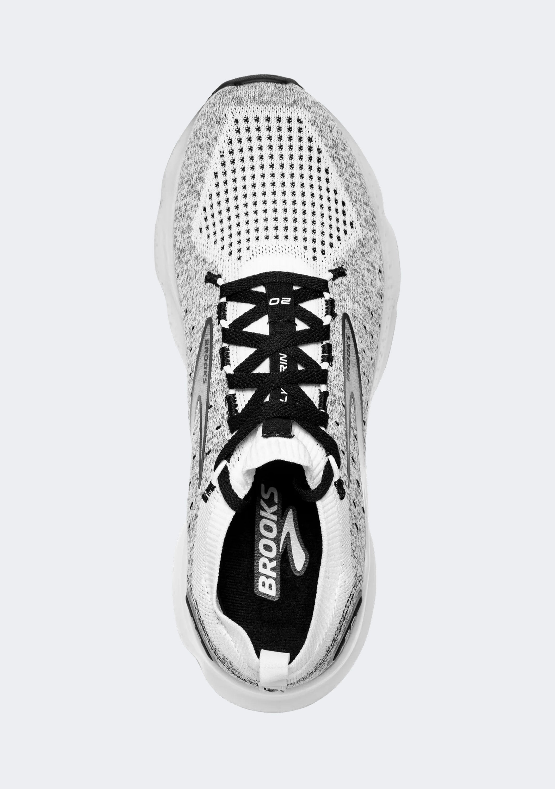 Brooks Men's Glycerin 20 Running Shoes - StealthFit Technology for Maximum Comfort & Support - Perfect for Marathon Training, Jogging & Gym Workouts