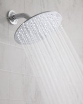 Jaclo S208-PCH 8 Inch Polished Chrome Rain Shower Head - High Pressure Luxury Bathroom Fixture for Spa-Like Shower Experience