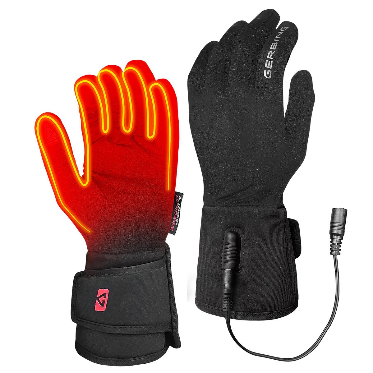 Gerbing Heated Glove Liners for Men & Women - Battery Powered Winter Gloves for Motorcycle Riding, Skiing & Outdoor Activities - Thermal Insulated Touchscreen Compatible