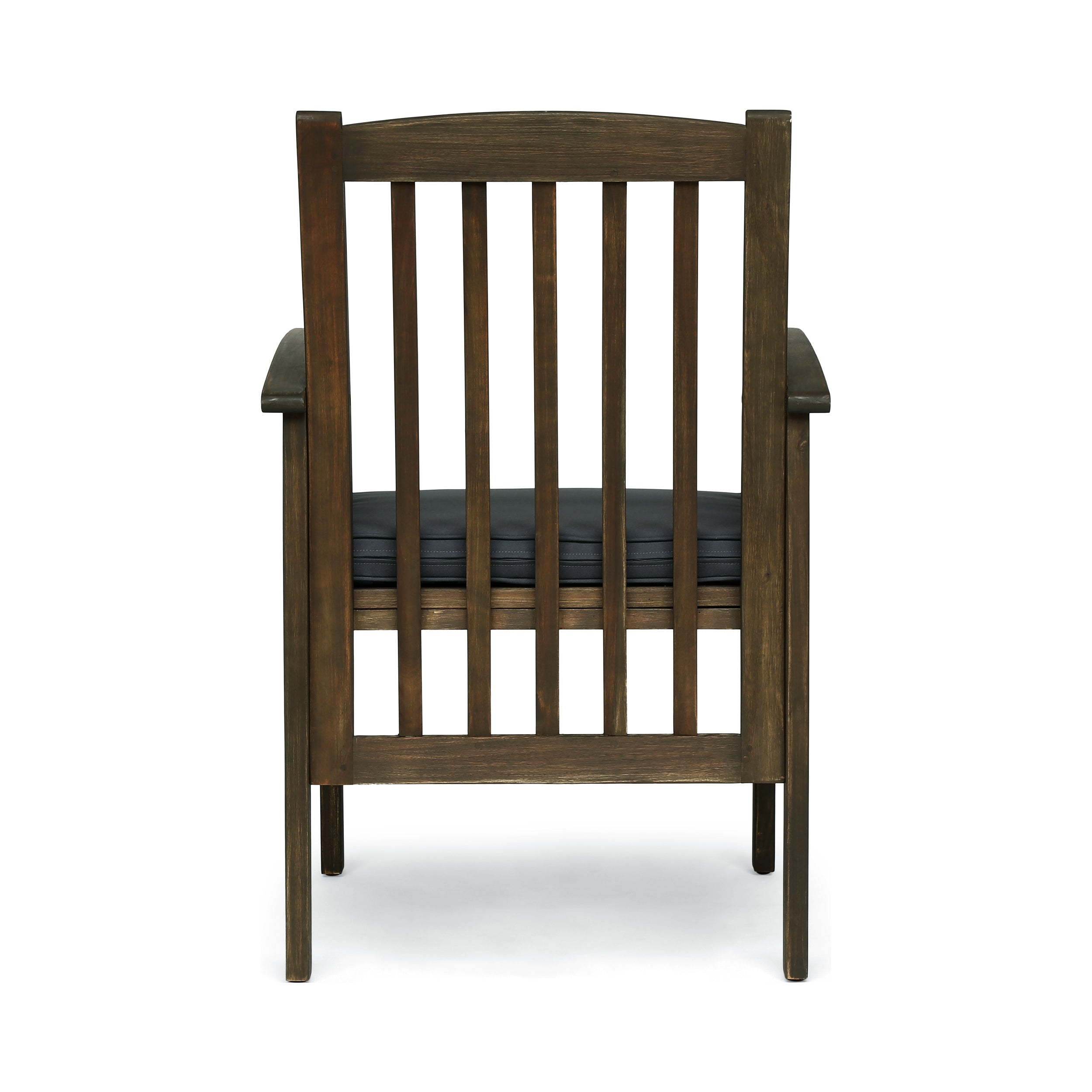 CASA ACACIA Modern Dining Chairs Set of 2 with Cushions - Comfortable Wooden Kitchen Chairs for Dining Room, Breakfast Nook, or Outdoor Patio Use