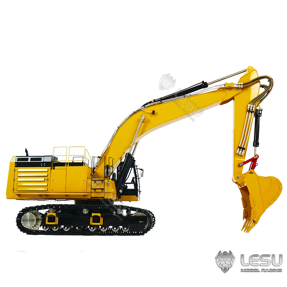 LESU 1/14 Scale Hydraulic RC Excavator 374F - Fully Assembled & Painted Radio Controlled Digger with Metal Protective Fences & Hydraulic Quick Coupler Bucket - Perfect for Construction Enthusiasts, Collectors, and RC Hobbyists