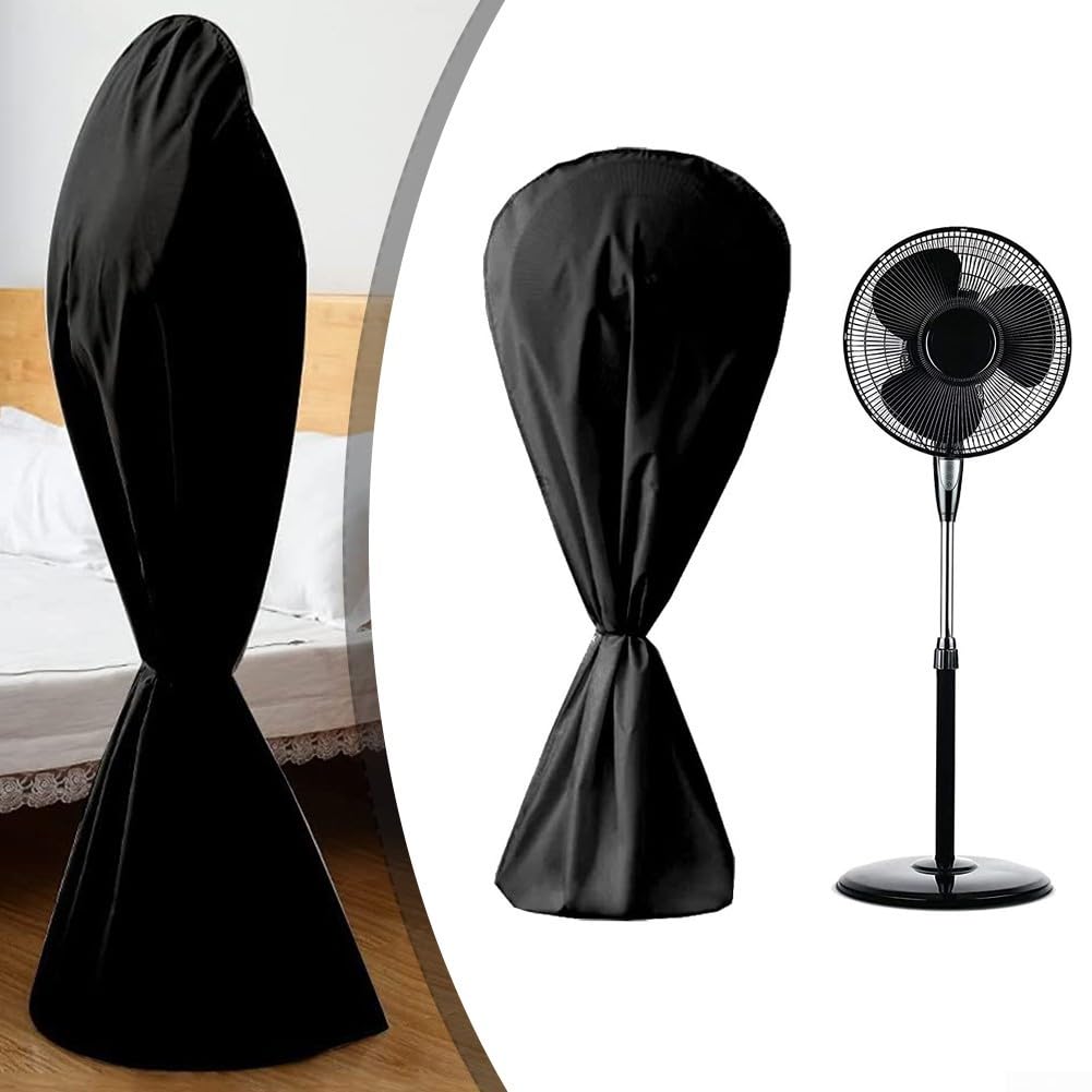 Waterproof & Dustproof Fan Cover for Standing & Round Floor Fans - Home Use, Indoor & Outdoor Protection