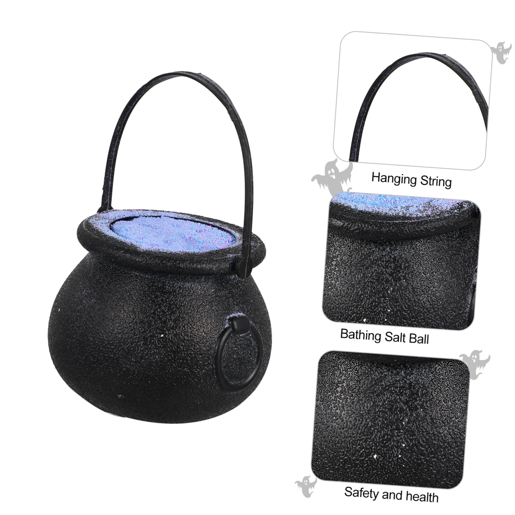 DIY Halloween Witch Bath Bomb with Relaxing Sea Salt & Bubble Ball for Spa, Gift, and Self-Care | Perfect for Stress Relief & Holiday Bathing