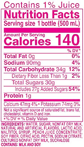 CALPICO White Peach Japanese Juice Drink - Non-Carbonated, Sweet & Tangy Flavor with Real Peach Concentrate - 16.9 fl oz (24-Pack) - Perfect for Parties, Asian Cuisine Pairing & Refreshing Summer Beverages