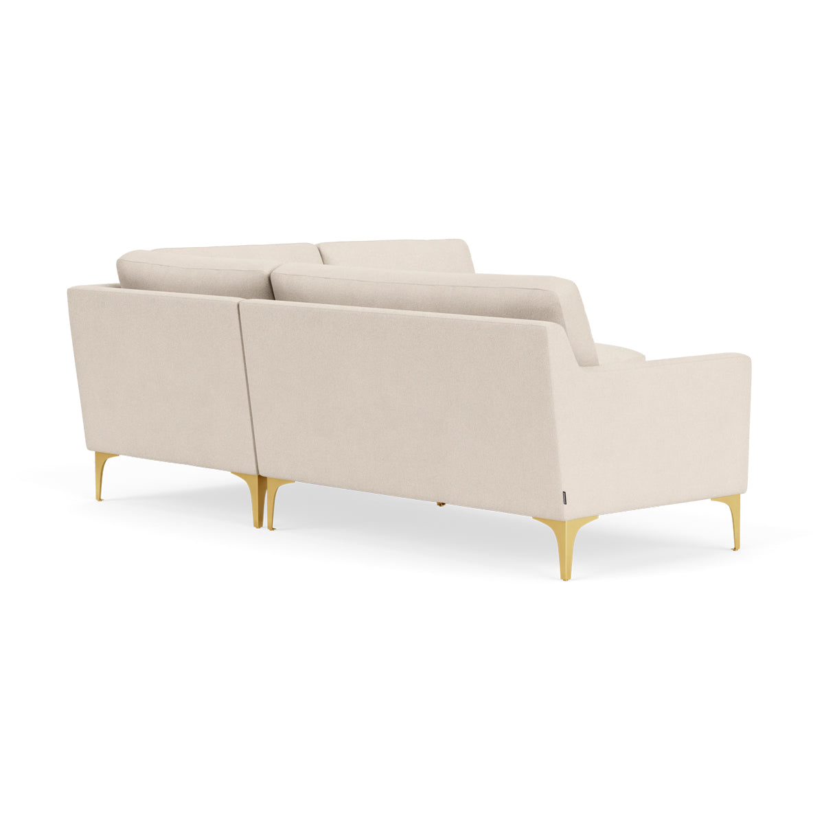 Astha Fabric Right Corner Sofa - Modern L-Shaped Sectional Couch for Living Room, Home Theater & Small Spaces | Comfortable & Stylish Lounge Furniture