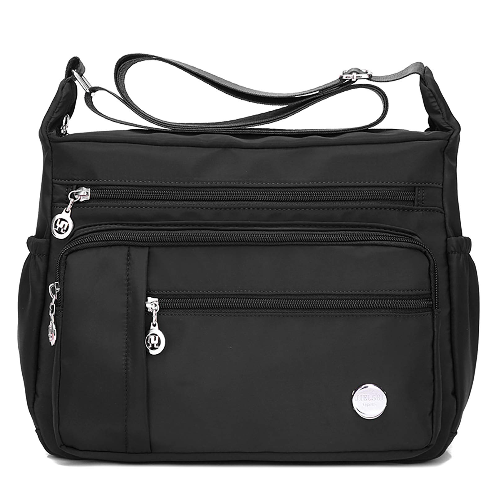 Waterproof Nylon Crossbody Bag for Women - Multipocket Purse for Travel & Daily Use