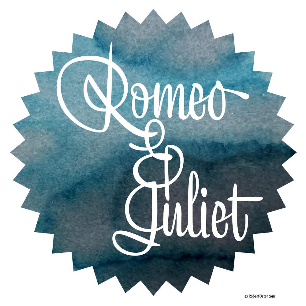 Robert Oster Ink Bottle - Romeo & Juliet Limited Edition Fountain Pen Ink for Calligraphy & Writing - Perfect for Journals, Letters & Artistic Projects