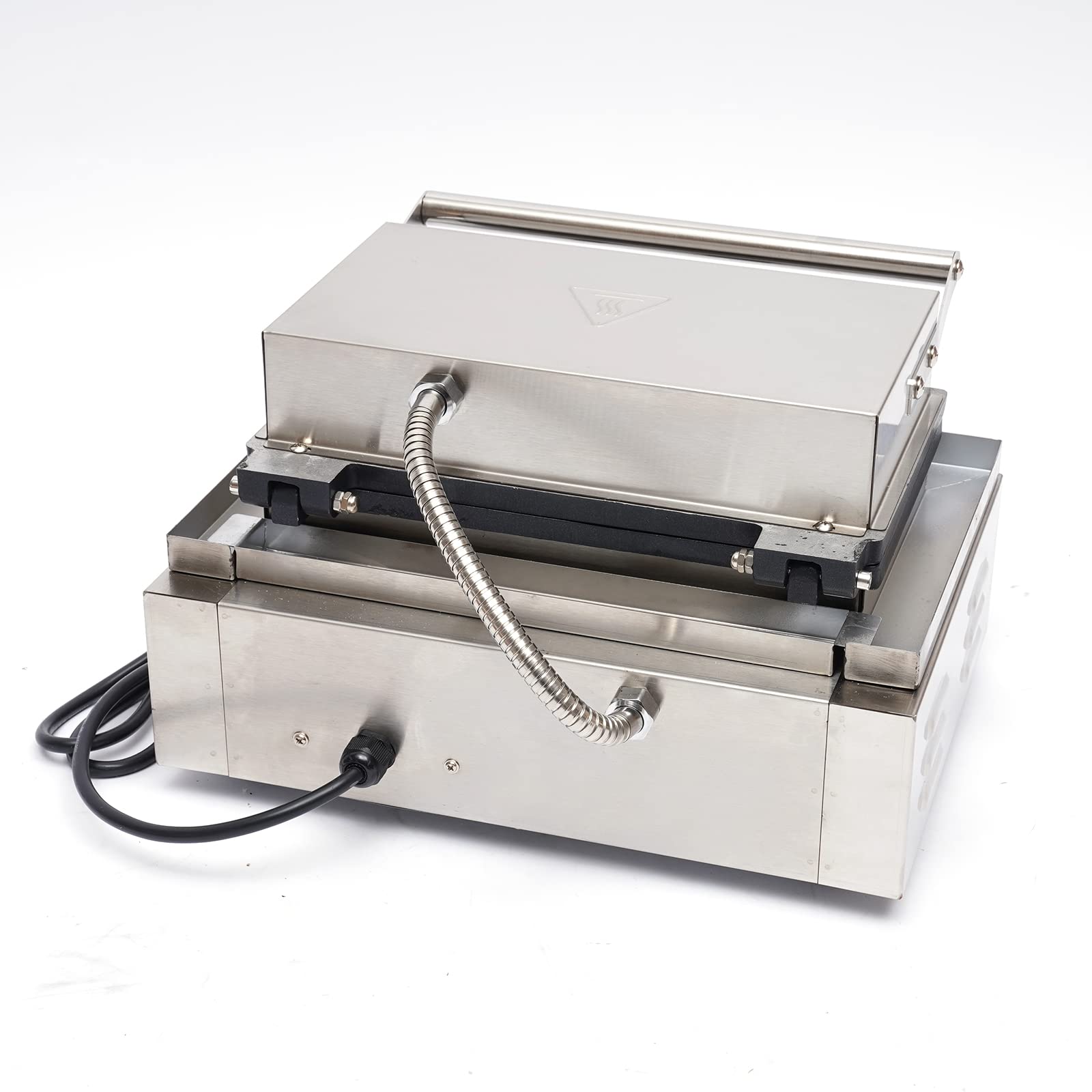 Commercial Waffle Maker Machine 110V - Electric Nonstick Belgian & Dutch Pancake Maker - Perfect for Bakery, Restaurant, Snack Bar or Home Use - Ideal for Breakfast, Brunch & Dessert Making