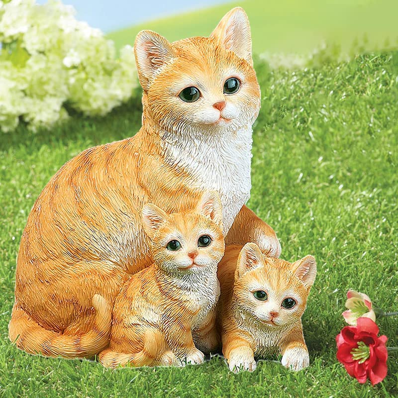 Mama Cat and Kitten - Orange