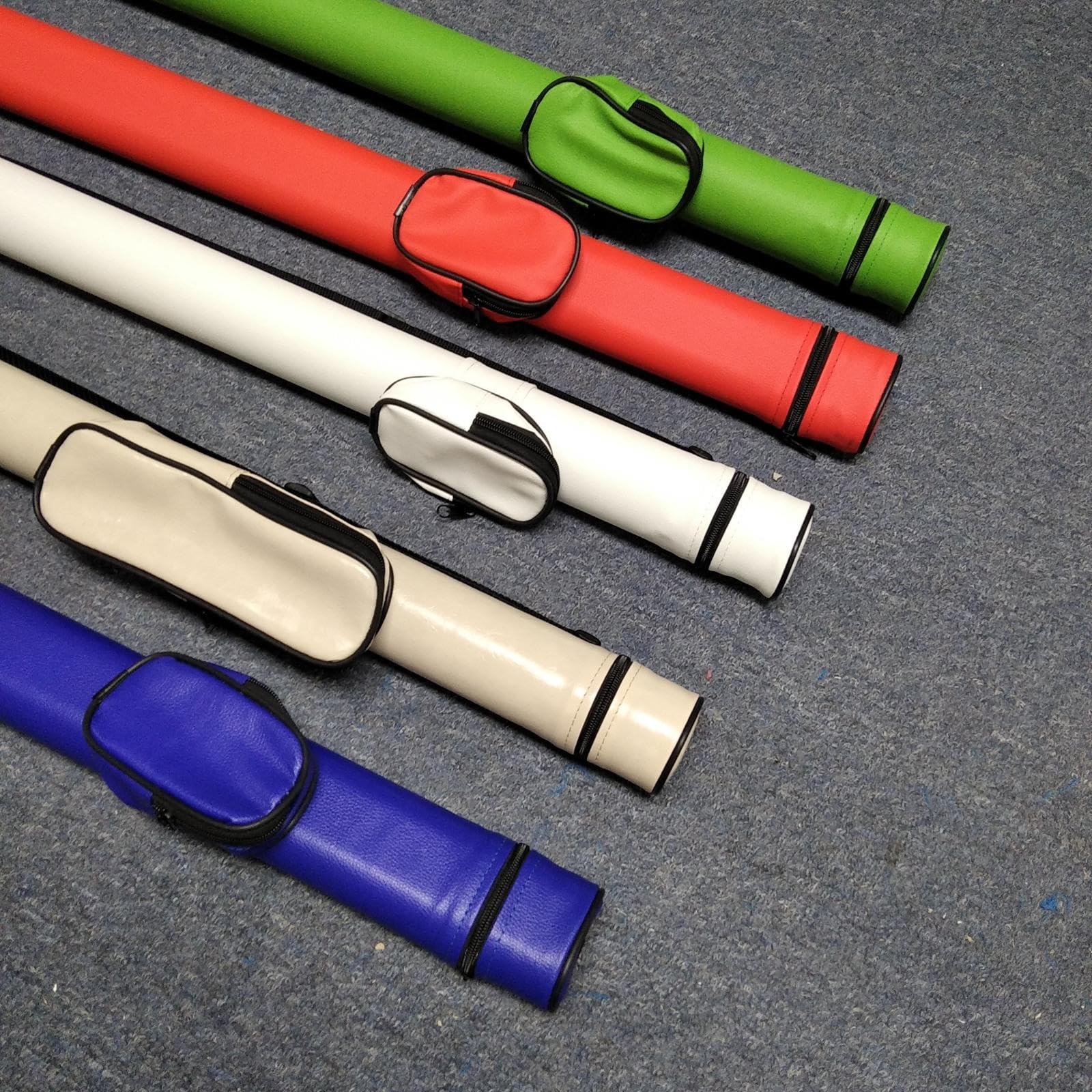 Professional PU Leather Billiards Pool Cue Case - Snooker Cue Organizer & Portable Carrying Pouch for Pool Sticks | Perfect for Travel, Storage & Tournament Use