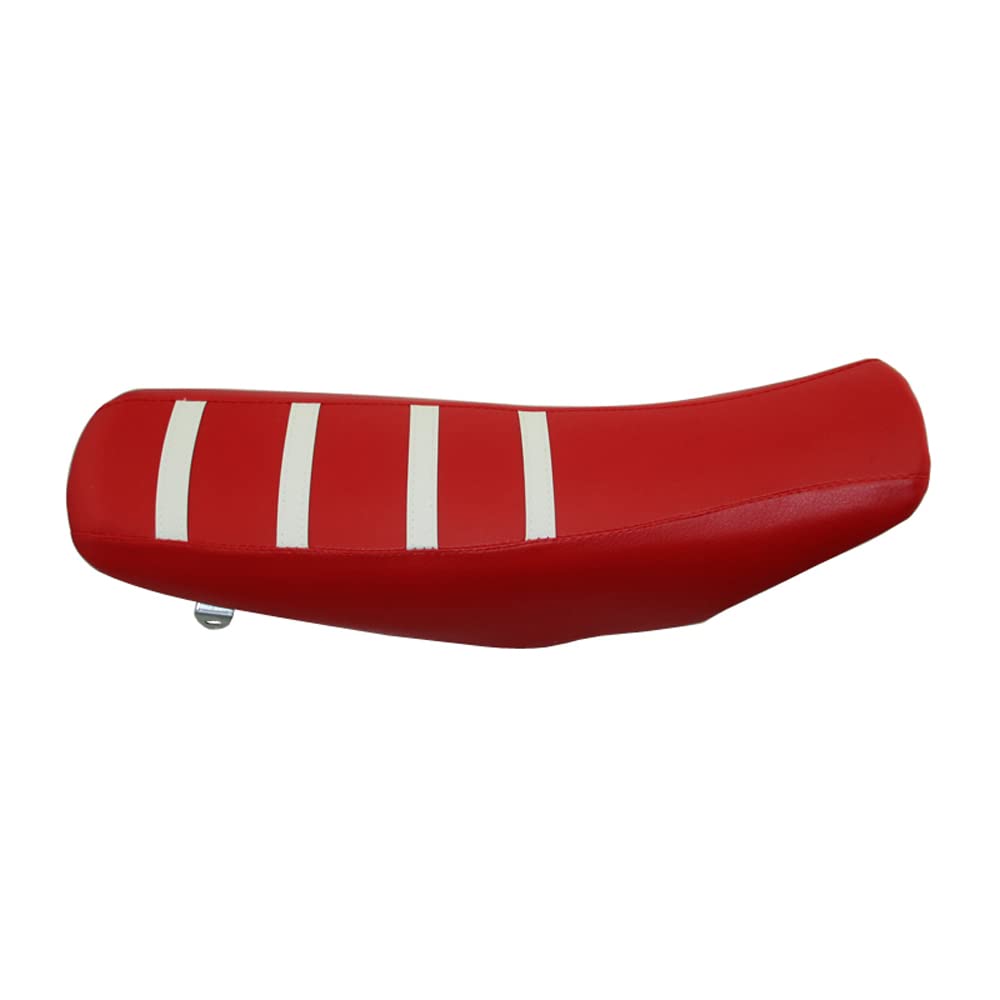 TC-Motor Ribbed Seat for Honda CRF110 Pit Dirt Bike & Chinese LXR Models - Comfortable Replacement Seat for Off-Road Riding & Motocross Racing