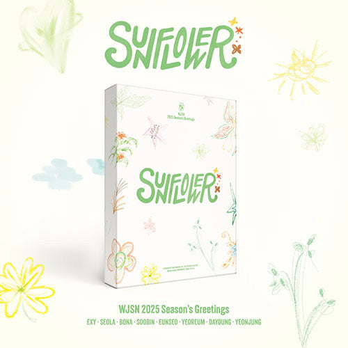 WJSN 2025 Season's Greetings Kpop Merchandise - Sunflower Themed Limited Edition Album for Fans | Perfect for Kpop Collections, Birthday Gifts & Fan Meetings
