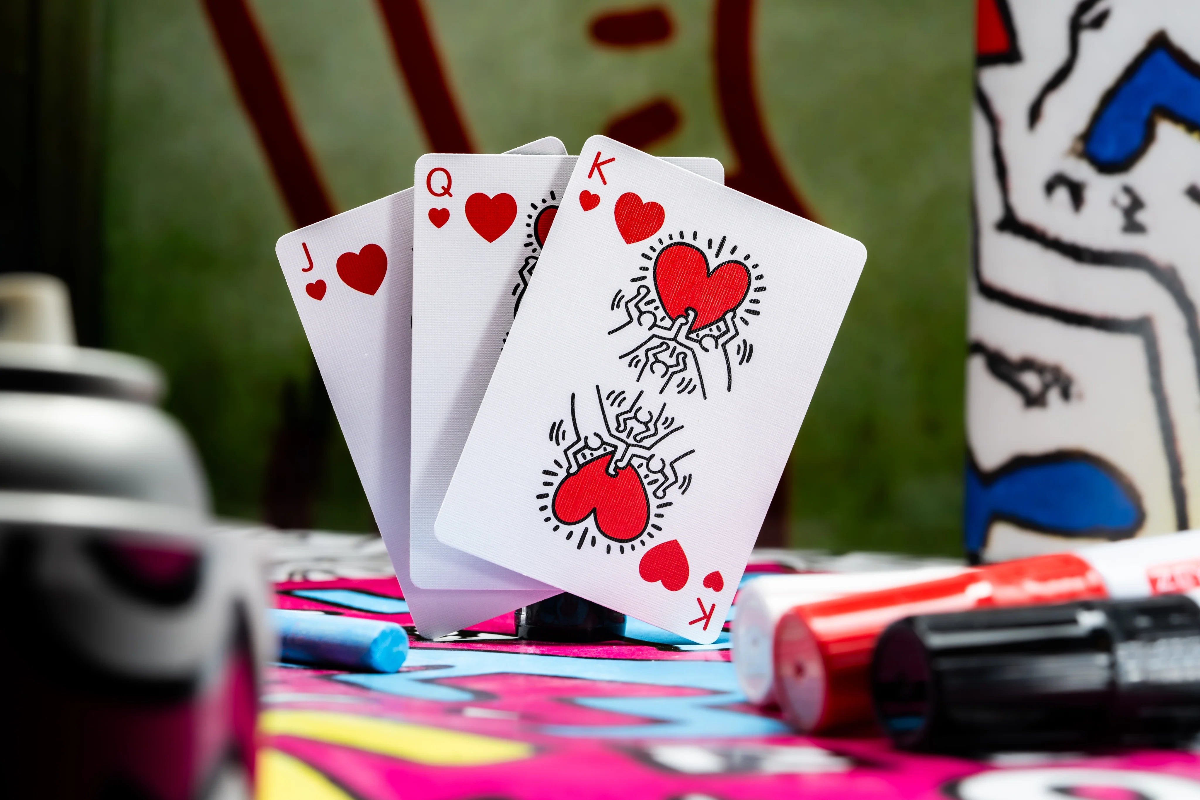 Keith Haring Playing Cards - Premium Collectible Card Deck for Poker, Blackjack & Game Nights - Unique Pop Art Gift for Card Game Lovers