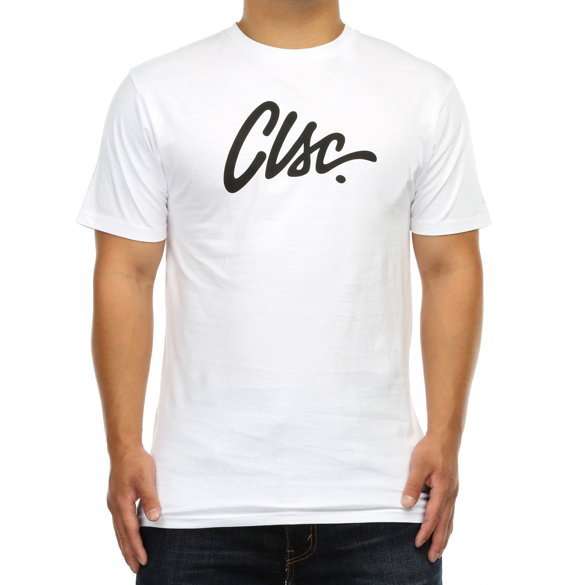 CLSC Script Tee White - Premium Cotton T-Shirt for Men & Women - Perfect for Casual Wear, Street Style & Everyday Outfits